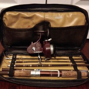 Vintage Martin Bretton 804SR Fly Wate Rod And  Real Combo Pack Rod With Bag Used